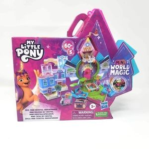 My Little Pony Mini World Magic Epic Crystal Brighthouse  Playset & 5 Dolls NEW